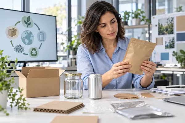 Tecnica esamina materiali e imballaggi per l'applicazione del Regolamento PPWR